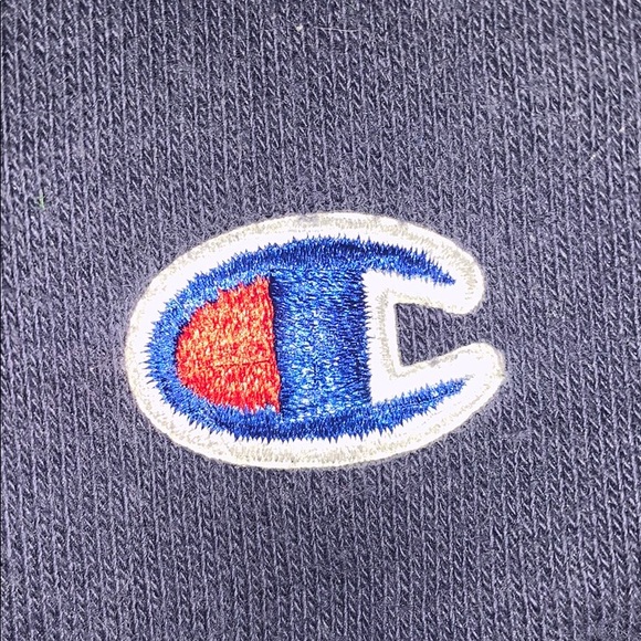 authtic navy champion hoodie - Picture 3 of 5
